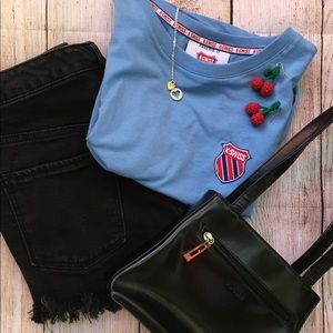 k-swiss rétro cropped t-shirt